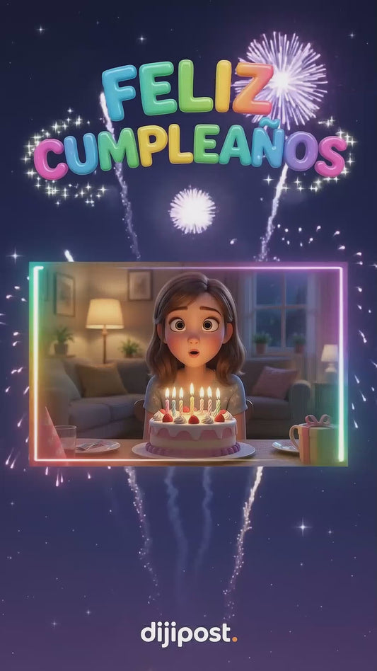 Personalized 3D Birthday Animation